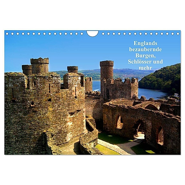 Englands bezaubernde Burgen, Schlösser und mehr (Wandkalender 2024 DIN A4 quer), CALVENDO Monatskalender, Gabriela Wernicke-Marfo