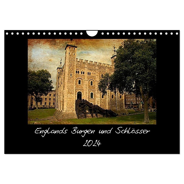 Englands Burgen und Schlösser 2024 (Wandkalender 2024 DIN A4 quer), CALVENDO Monatskalender, C.Spazierer (ChriSpa)