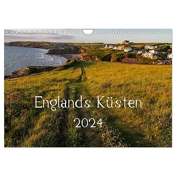 Englands Küsten 2024 (Wandkalender 2024 DIN A4 quer), CALVENDO Monatskalender, Michael Zill