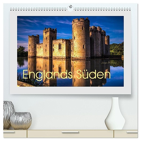 Englands Süden (hochwertiger Premium Wandkalender 2024 DIN A2 quer), Kunstdruck in Hochglanz, Giuseppe Di Domenico