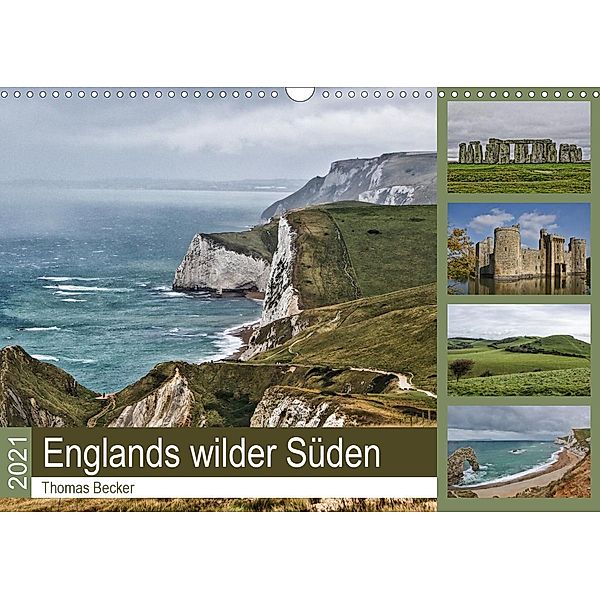Englands wilder Süden (Wandkalender 2021 DIN A3 quer), Thomas Becker