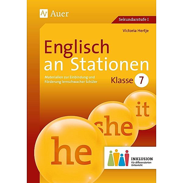 Englisch an Stationen 7 Inklusion, m. 1 CD-ROM, Victoria Hertje