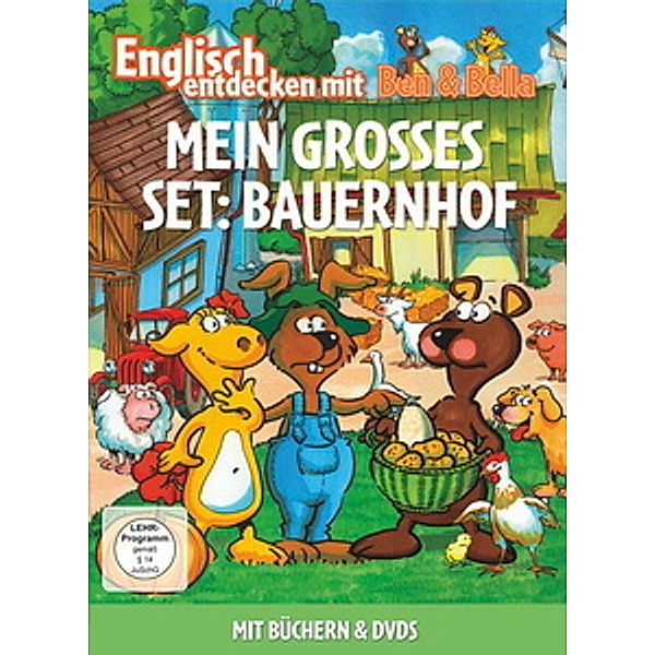 Englisch entdecken mit Ben & Bella - Mein großes Set: Bauernhof, Ben & Bella