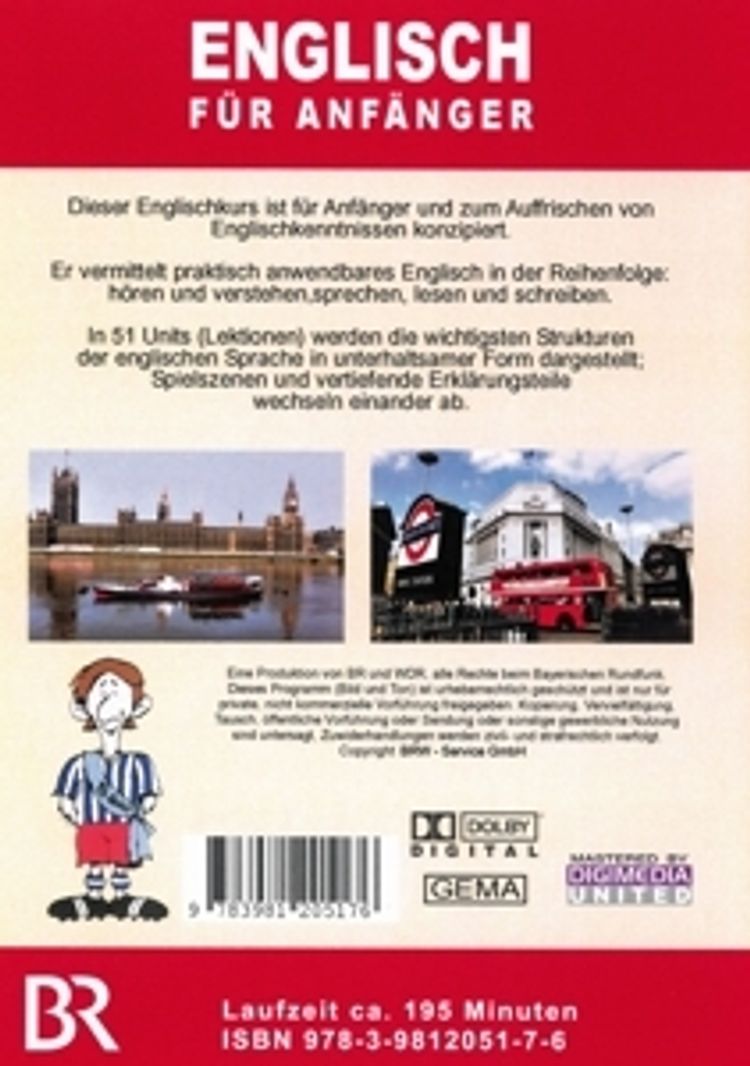 Englisch für Anfänger DVD 1-Units 1-13 DVD | Weltbild.ch