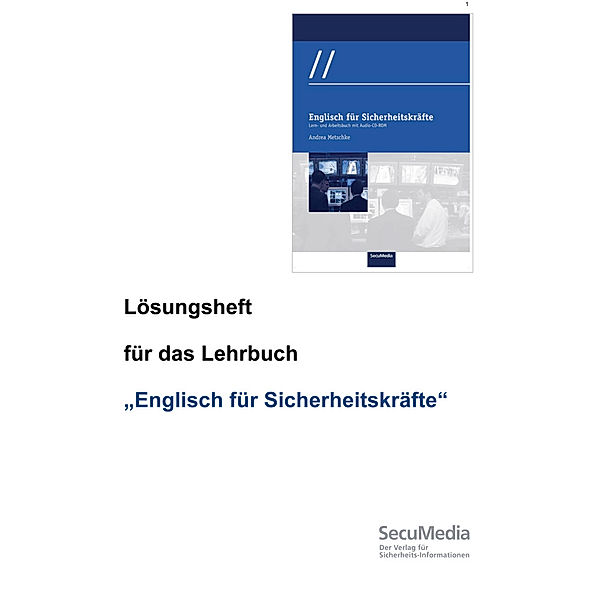 Englisch für Sicherheitskräfte, Andrea Metschke