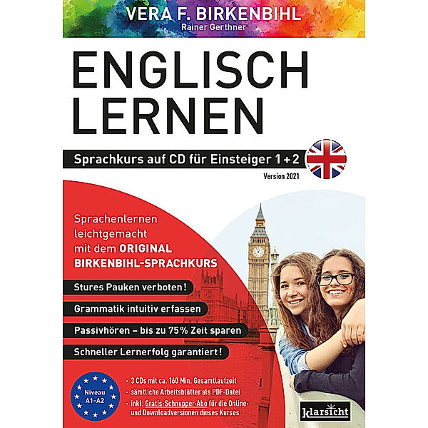 Englisch lernen für Einsteiger 1+2 (ORIGINAL BIRKENBIHL),Audio-CD, Vera F. Birkenbihl, Rainer Gerthner, Original Birkenbihl Sprachkurs