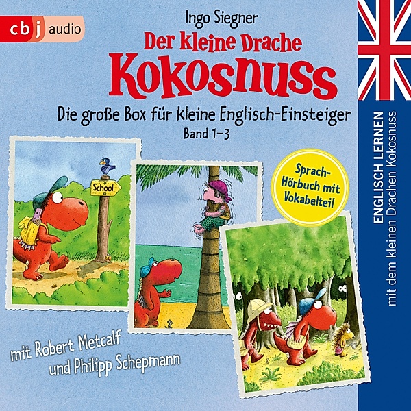 Englisch lernen mit dem kleinen Drachen Kokosnuss - Die grosse Box für kleine Englisch-Einsteiger (Band 1-3), Ingo Siegner