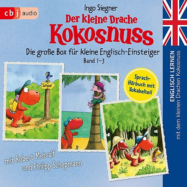 Englisch lernen mit dem kleinen Drachen Kokosnuss - Die große Box für kleine Englisch-Einsteiger (Band 1-3), Ingo Siegner