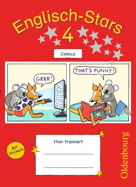 Schuljahr: Übungsheft Comics 4 Mit Lösungen Englisch-Stars Allgemeine Ausgabe 