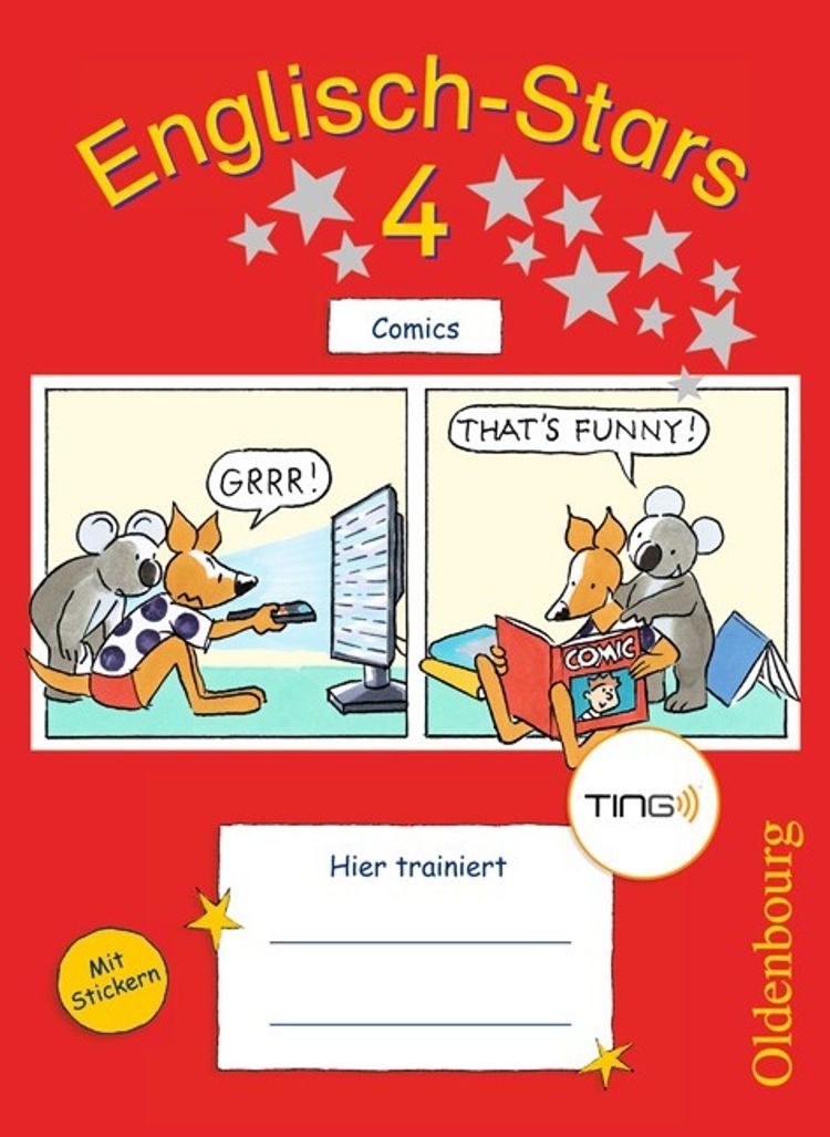 Englisch-Stars - BOOKii-Ausgabe - 4. Schuljahr - Comics Buch