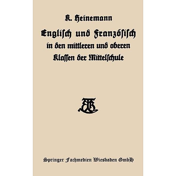 Englisch und Französisch in den mittleren und oberen Klassen der Mittelschule, Karl Heinemann