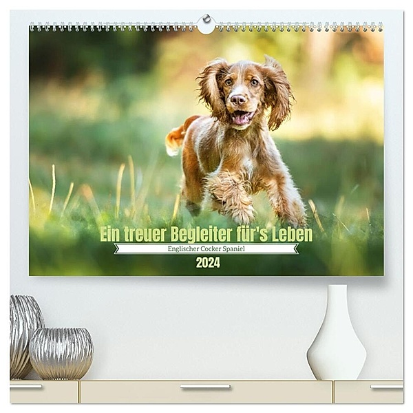 Englischer Cocker Spaniel (hochwertiger Premium Wandkalender 2024 DIN A2 quer), Kunstdruck in Hochglanz, Sabrina Wobith Photography