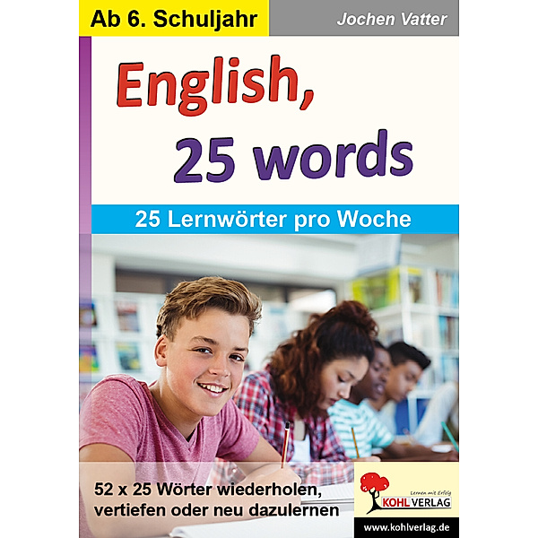 English, 25 words, Jochen Vatter