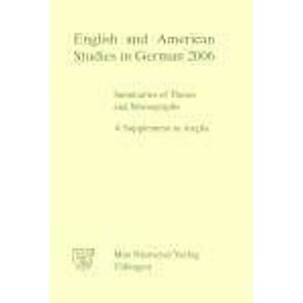 English and American Studies in German. Jahrgang 2006