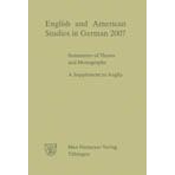 English and American Studies in German. Jahrgang 2007