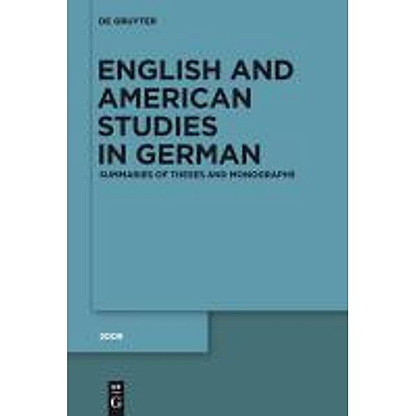 English and American Studies in German. Jahrgang 2009