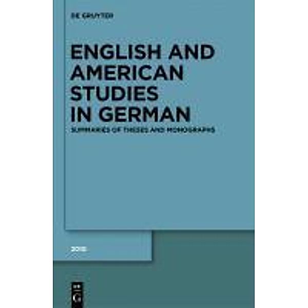 English and American Studies in German. Jahrgang 2010