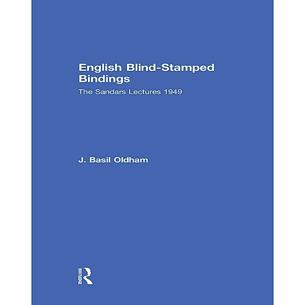 English Blind Stamped, J. Basil Oldham