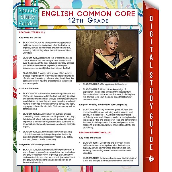 English Common Core 12th Grade (Speedy Study Guides) / Dot EDU, Speedy Publishing