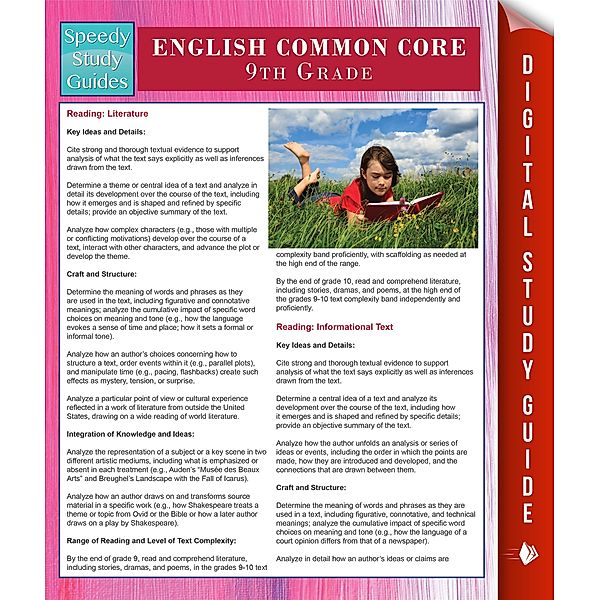 English Common Core 9th Grade (Speedy Study Guides) / Dot EDU, Speedy Publishing