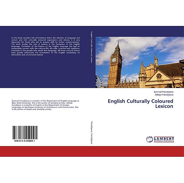 English Culturally Coloured Lexicon, Zumrud Farzaliyeva, Adelya Farzaliyeva
