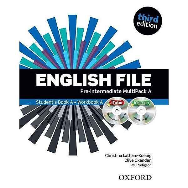 English File, Pre-Intermediate, Third Edition: Multipack A, Student's Book A and Workbook A, with iTutor DVD-ROM and iChecker CD-ROM, Clive Oxenden, Christina Latham-Koenig, Paul Seligson