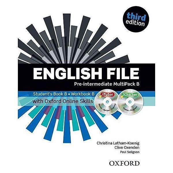 English File, Pre-Intermediate, Third Edition: English File third edition: Pre-intermediate: MultiPACK B with Oxford Online Skills, m. DVD, m. CD-ROM, m. Buch, m. Beil