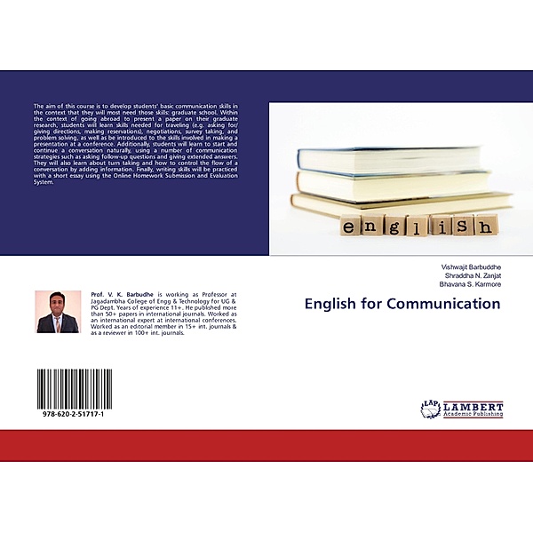 English for Communication, Vishwajit Barbuddhe, Shraddha N. Zanjat, Bhavana S. Karmore