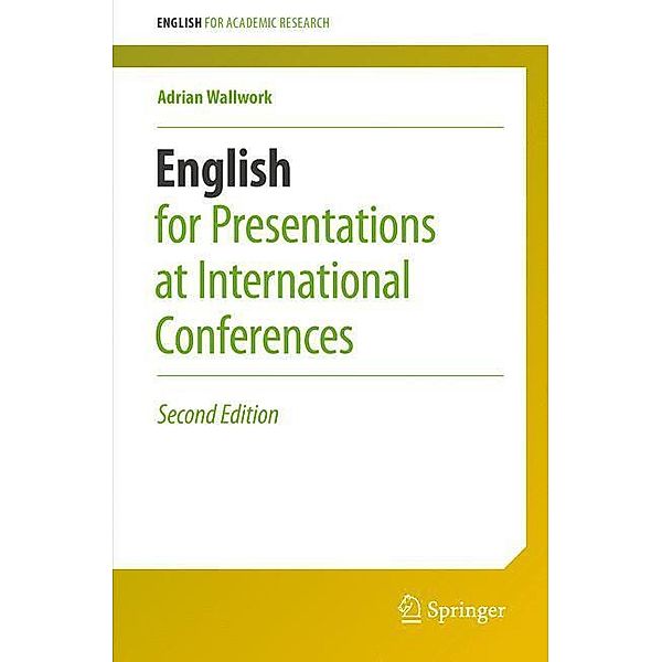 English for Presentations at International Conferences, Adrian Wallwork