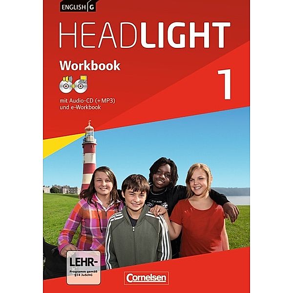 English G Headlight - Allgemeine Ausgabe - Band 1: 5. Schuljahr, Workbook mit CD-ROM (e-Workbook) und Audios online, Gwen Berwick