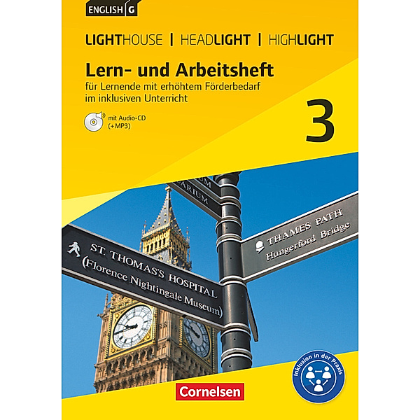 English G Lighthouse / English G Headlight / English G Highlight - Allgemeine Ausgabe - Band 3: 7. Schuljahr, Lern- und Arbeitsbuch, Berit Rudolph, Beate Lindemann