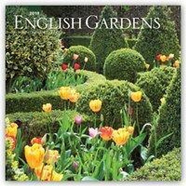 English Gardens 2019 Square Wall Calendar