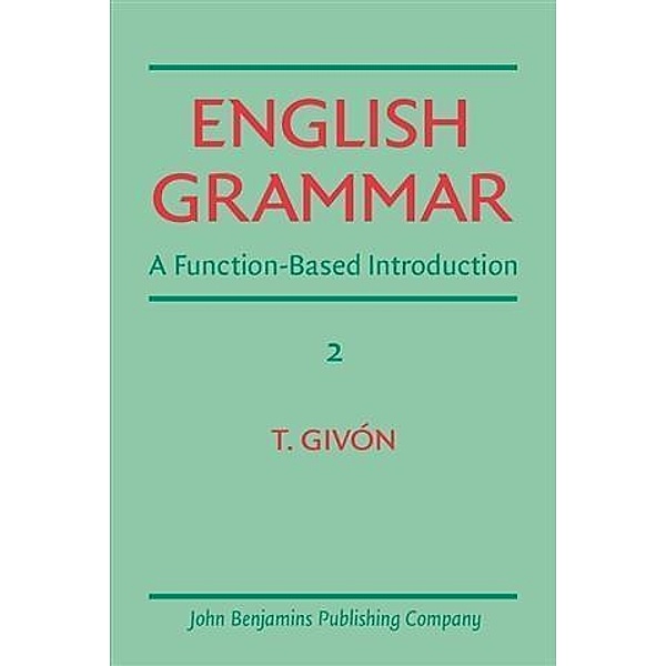 English Grammar, T. Givon