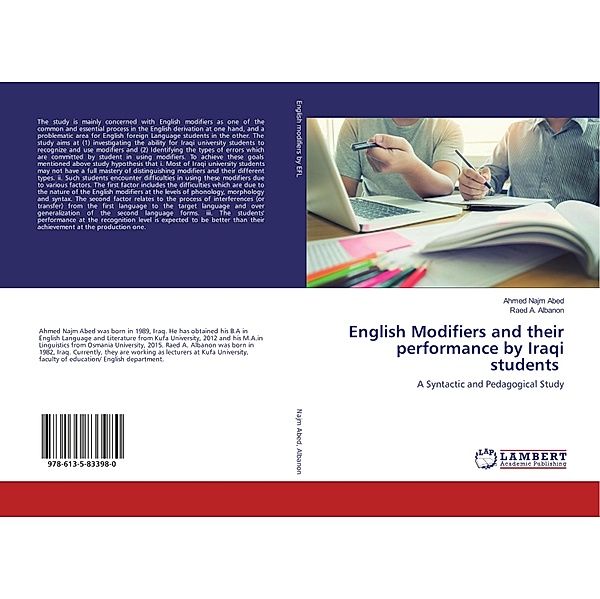English Modifiers and their performance by Iraqi students, Ahmed Najm Abed, Raed A. Albanon