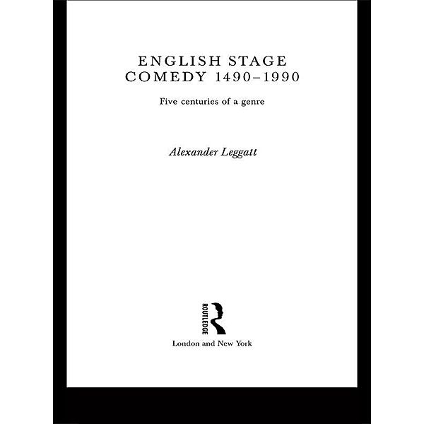 English Stage Comedy 1490-1990