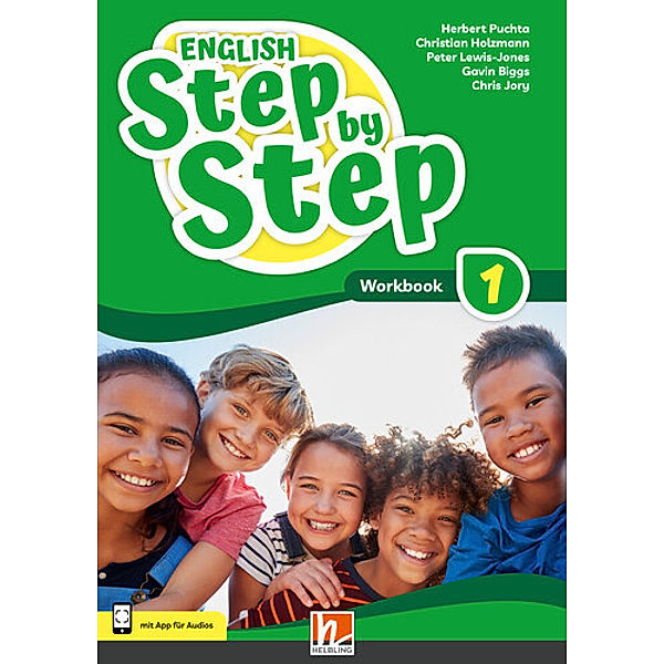 ENGLISH Step by Step 1, Workbook + E-BOOK+ (LP 2023), Herbert Puchta, Christian Holzmann, Peter Lewis-Jones, Gavin Biggs