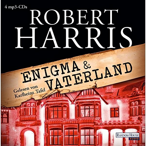 Enigma & Vaterland, 4 mp3-CDs, Robert Harris