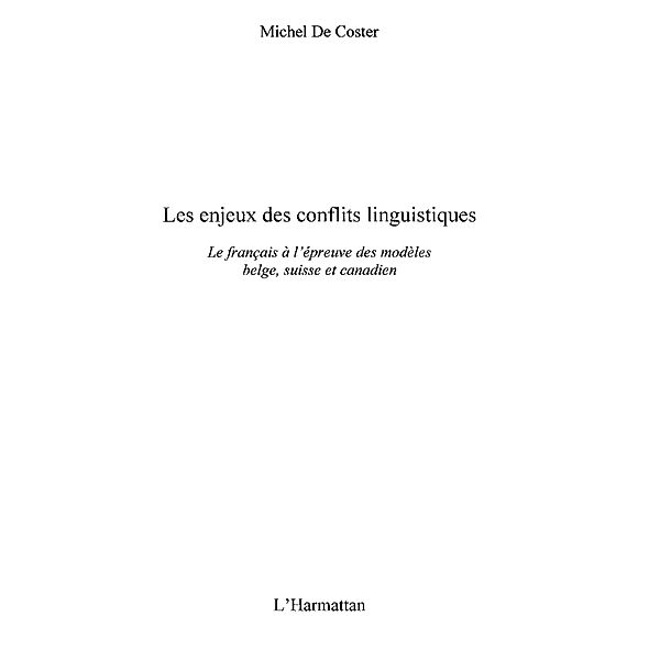 Enjeux des conflits linguistiques / Hors-collection, De Coster Michel
