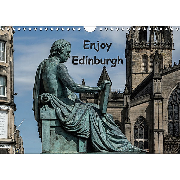 Enjoy Edinburgh 2019 (Wall Calendar 2019 DIN A4 Landscape), Anke Grau