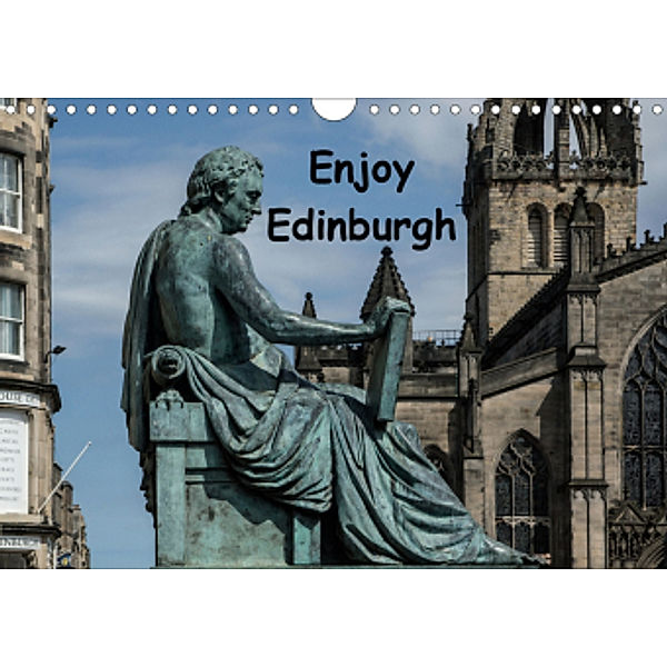 Enjoy Edinburgh 2021 (Wall Calendar 2021 DIN A4 Landscape), Anke Grau