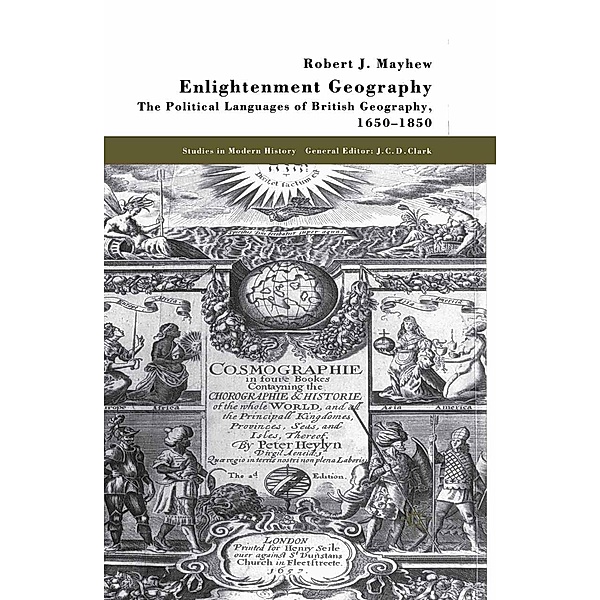 Enlightenment Geography / Studies in Modern History, R. Mayhew