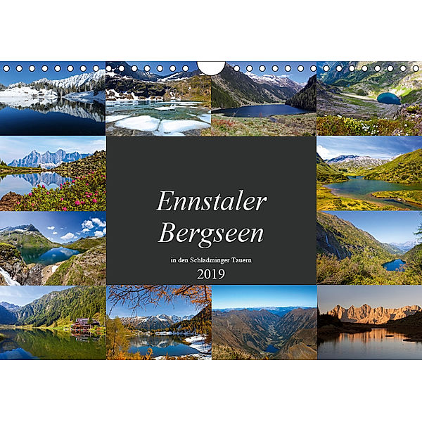 Ennstaler Bergseen in den Schladminger Tauern (Wandkalender 2019 DIN A4 quer), Christa Kramer