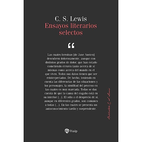 Ensayos literarios selectos / Bibilioteca C. S. Lewis, Clive Staples Lewis