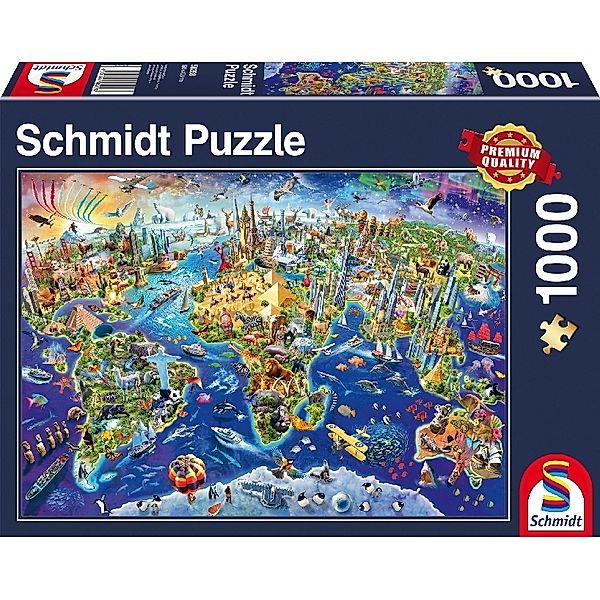 SCHMIDT SPIELE Entdecke unsere Welt (Puzzle)