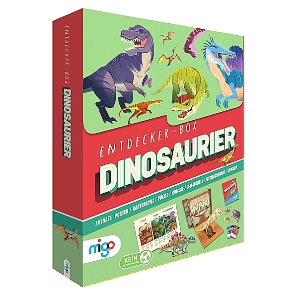 Entdecker-Box: Dinosaurier, Wednesday Jones