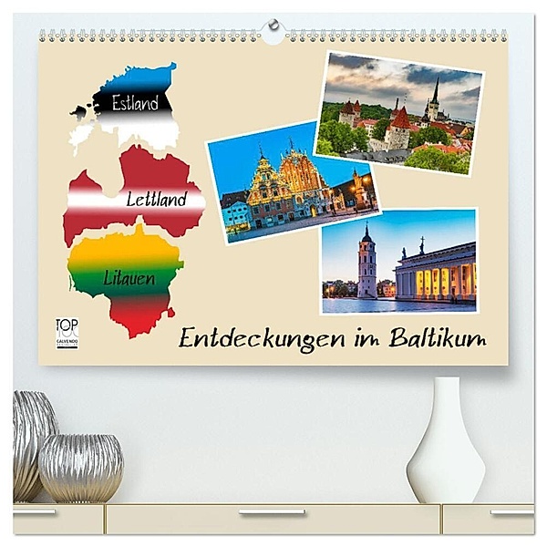Entdeckungen im Baltikum (hochwertiger Premium Wandkalender 2024 DIN A2 quer), Kunstdruck in Hochglanz, Gunter Kirsch