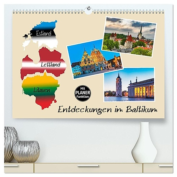 Entdeckungen im Baltikum (hochwertiger Premium Wandkalender 2024 DIN A2 quer), Kunstdruck in Hochglanz, Gunter Kirsch