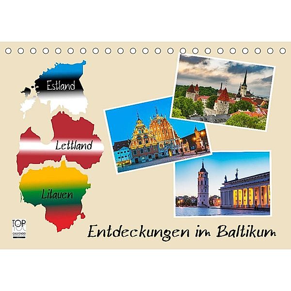 Entdeckungen im Baltikum (Tischkalender 2023 DIN A5 quer), Gunter Kirsch