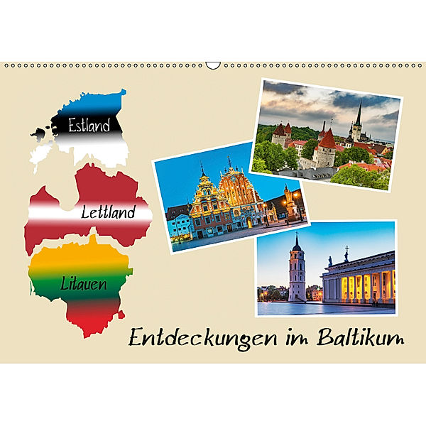 Entdeckungen im Baltikum (Wandkalender 2019 DIN A2 quer), Gunter Kirsch
