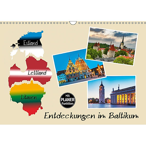 Entdeckungen im Baltikum (Wandkalender 2019 DIN A3 quer), Gunter Kirsch